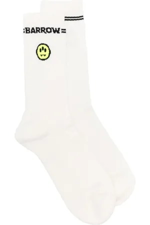 BARROW Chaussettes à logo en intarsia