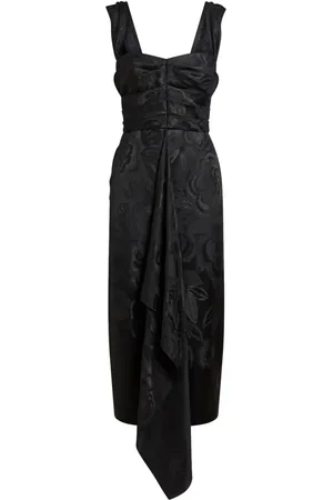 Etro Robe mi-longue à fleurs en jacquard