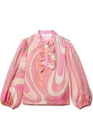 PUCCI Junior Blouse à imprimé Marmo