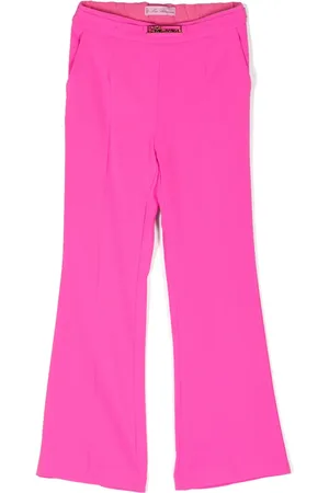 MISS BLUMARINE Pantalon droit à taille haute