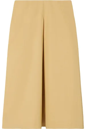 Tory Burch Jupe mi-longue en coton à plis