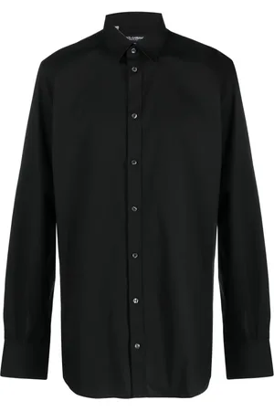 Dolce & Gabbana Chemise en coton mélangé à manches longues