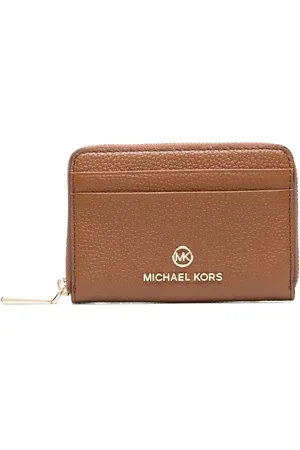 Michael Kors Portefeuille zippé à plaque logo