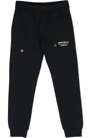 Moncler Pantalon de jogging en coton à logo imprimé