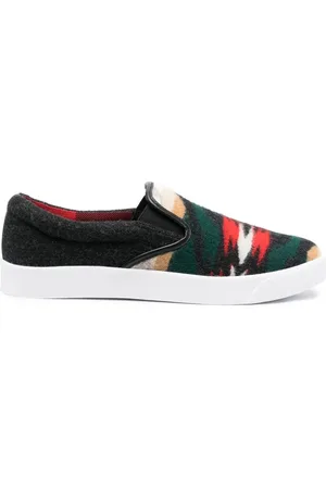 JUNYA WATANABE Baskets en laine à motif abstrait