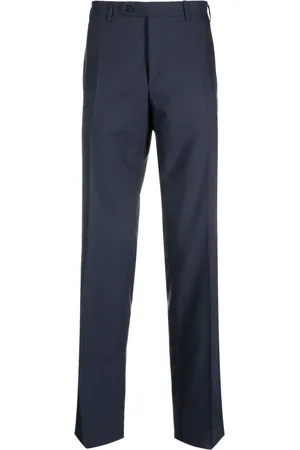 CANALI Pantalon en laine à coupe droite