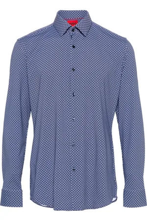 HUGO BOSS Chemise en jersey à manches longues