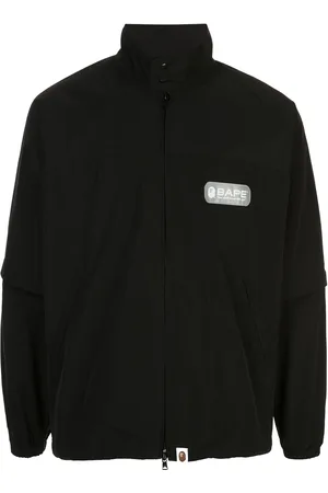 A Bathing Ape Veste bomber à logo imprimé