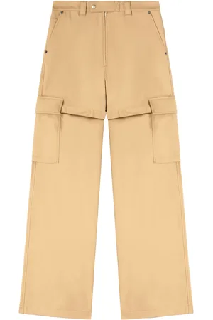 AMBUSH Pantalon droit en coton à poches cargo