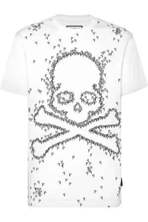Philipp Plein T-shirt Skull&Bones en coton