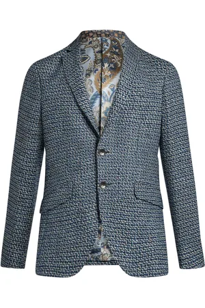 Etro Blazer en laine à simple boutonnage