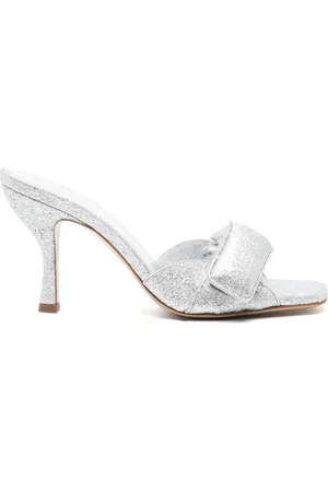 Gia Borghini Escarpins en cuir à paillettes 80 mm