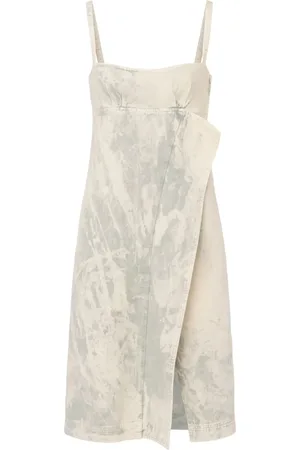 Moschino Robe en jean à volants