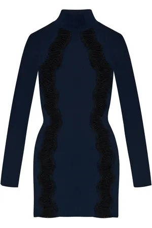 Stella McCartney Robe courte à détails de perforations