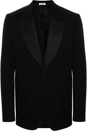 Alexander McQueen Blazer en laine à simple boutonnage
