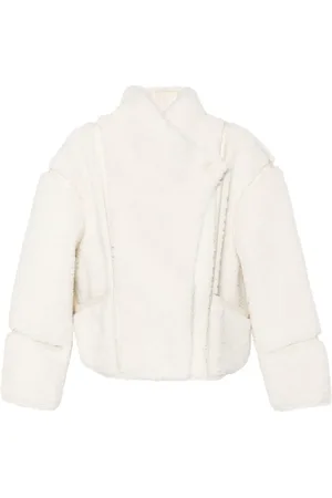 Maje Manteau en fourrure artificielle