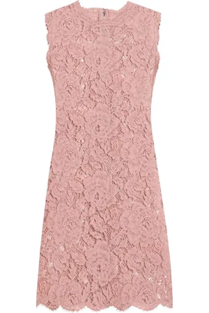 Dolce & Gabbana Robe courte à détail de dentelle