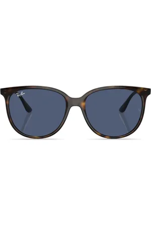 Ray-Ban Lunettes de soleil carrées à effet écailles de tortue