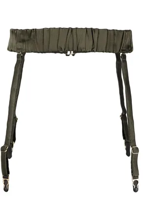 MAISON CLOSE Porte-jarretelles en soie