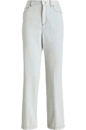 Etro Jean crop à taille haute