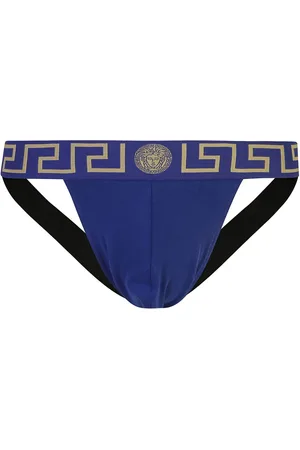 VERSACE Jockstrap Greca Border