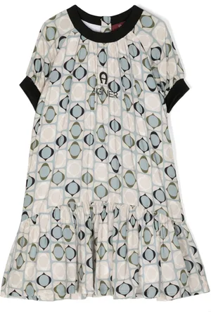 Aigner Robe imprimée à taille-basse