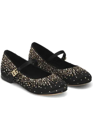 Dolce & Gabbana Ballerines à ornements en cristal