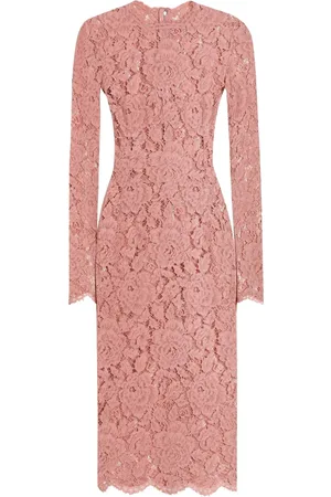 Dolce & Gabbana Robe mi-longue en dentelle