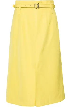 Jil Sander Jupe mi-longue 66 à coupe trapèze