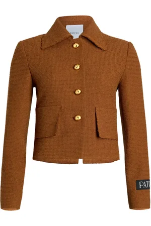 Patou Veste en tweed Iconic à coupe courte