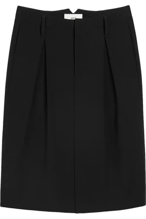 Ami Jupe taille haute à pinces