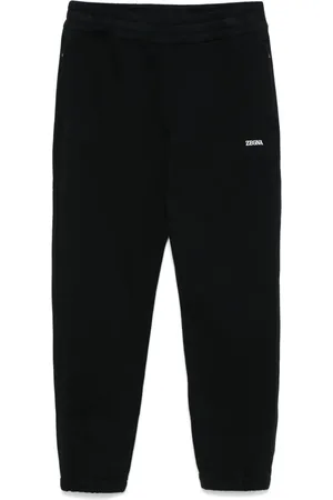 Ermenegildo Zegna Pantalon de jogging à logo texturé