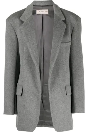 BLANCA Blazer chiné à revers crantés