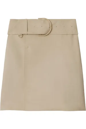 Burberry Jupe portefeuille en toile