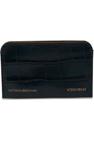 Victoria Beckham Porte-cartes à effet peau de crocodile