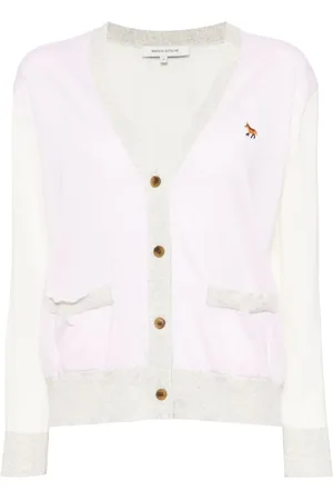 Maison Kitsuné Cardigan à logo