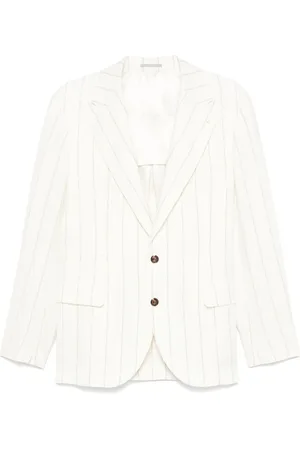 Brunello Cucinelli Blazer à rayures