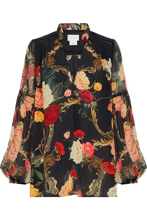 Camilla Blouse à fleurs imprimées