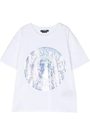 Balmain T-shirt à logo imprimé