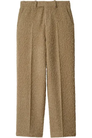 Burberry Pantalon de costume à effet brossé