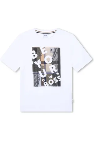 HUGO BOSS T-shirt en coton à imprimé graphique