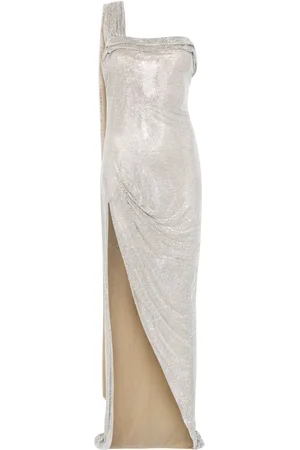 GIUSEPPE DI MORABITO Robe longue à ornements en cristal