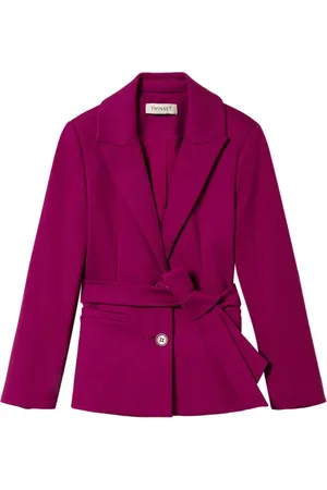 Twin-Set Manteau à taille ceinturée