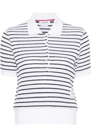 Thom Browne Polo en maille à rayures