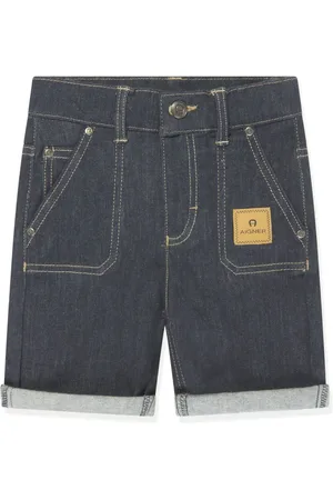 Aigner Chaussures en jean à logo appliqué