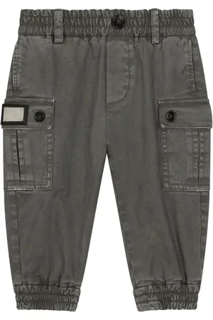 Dolce & Gabbana Pantalon à plaque logo