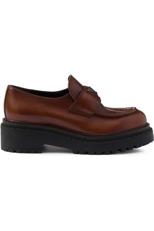Prada Mocassins en cuir 55 mm