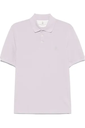 Brunello Cucinelli Polo à logo imprimé