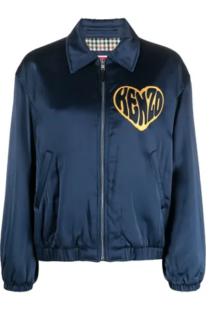 Kenzo Veste en jean à patch cœur