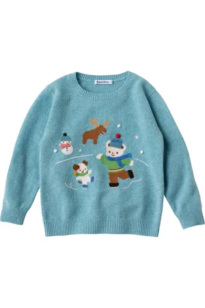 Familiar Pull en laine à broderies
